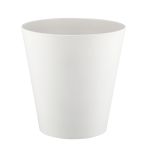 Madison Bath Collection Wastebasket, 10 Quart, White